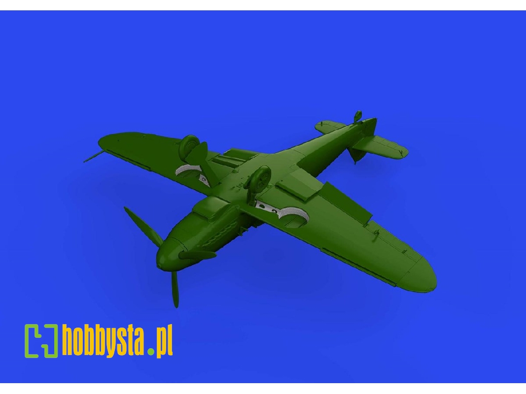 Bf 109F wheel bays rounded PRINT 1/72 - EDUARD - image 1 Bf 109F wheel bays rounded PRINT 1/72 - EDUARD - image 1