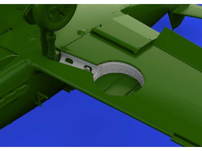 Bf 109F wheel bays rounded PRINT 1/72 - EDUARD - image 2