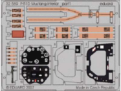 P-51D interior 1/32 - Dragon - image 1