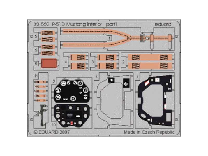 P-51D interior 1/32 - Dragon - image 1