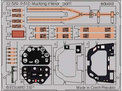 P-51D interior 1/32 - Dragon - image 2