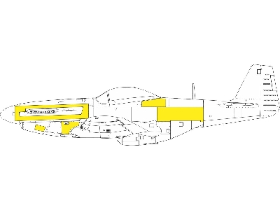 P-51D surface panels 1/48 - EDUARD - image 1