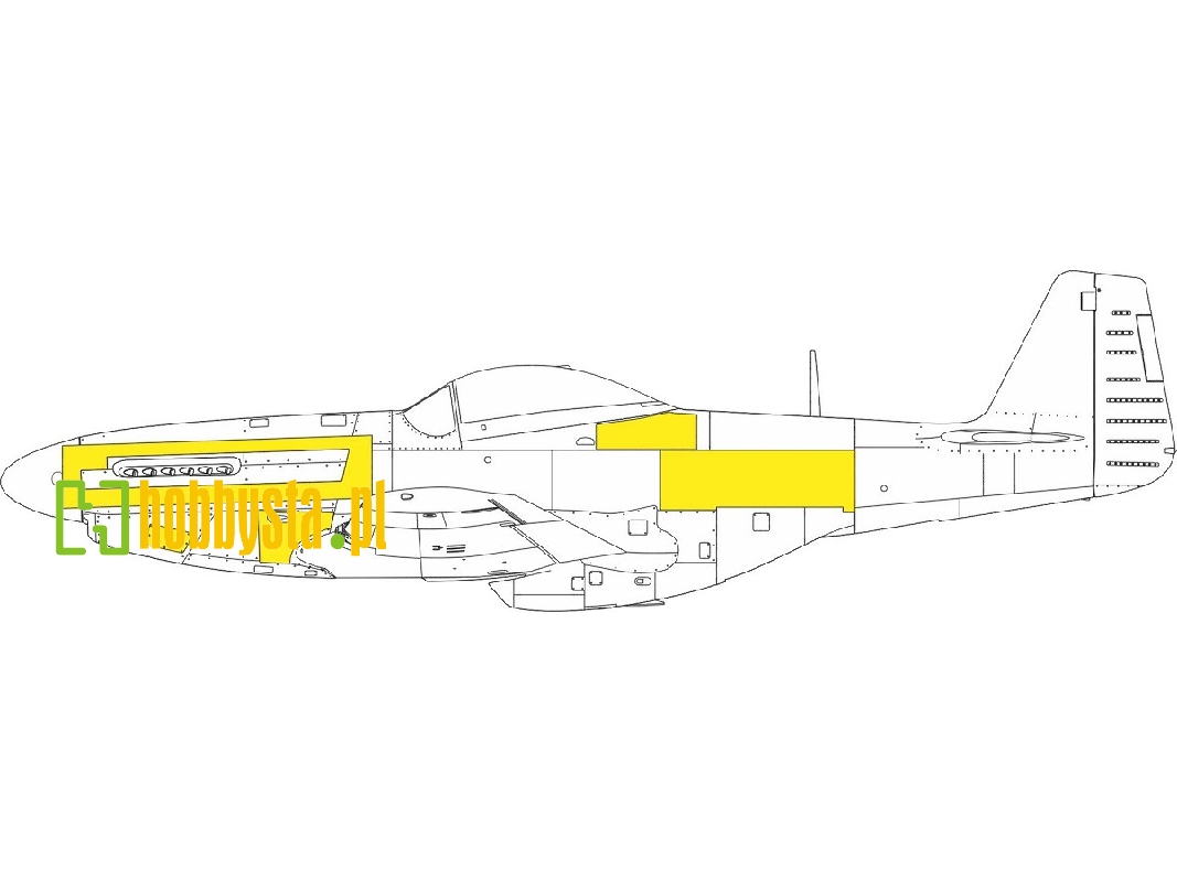 P-51D surface panels 1/48 - EDUARD - image 1