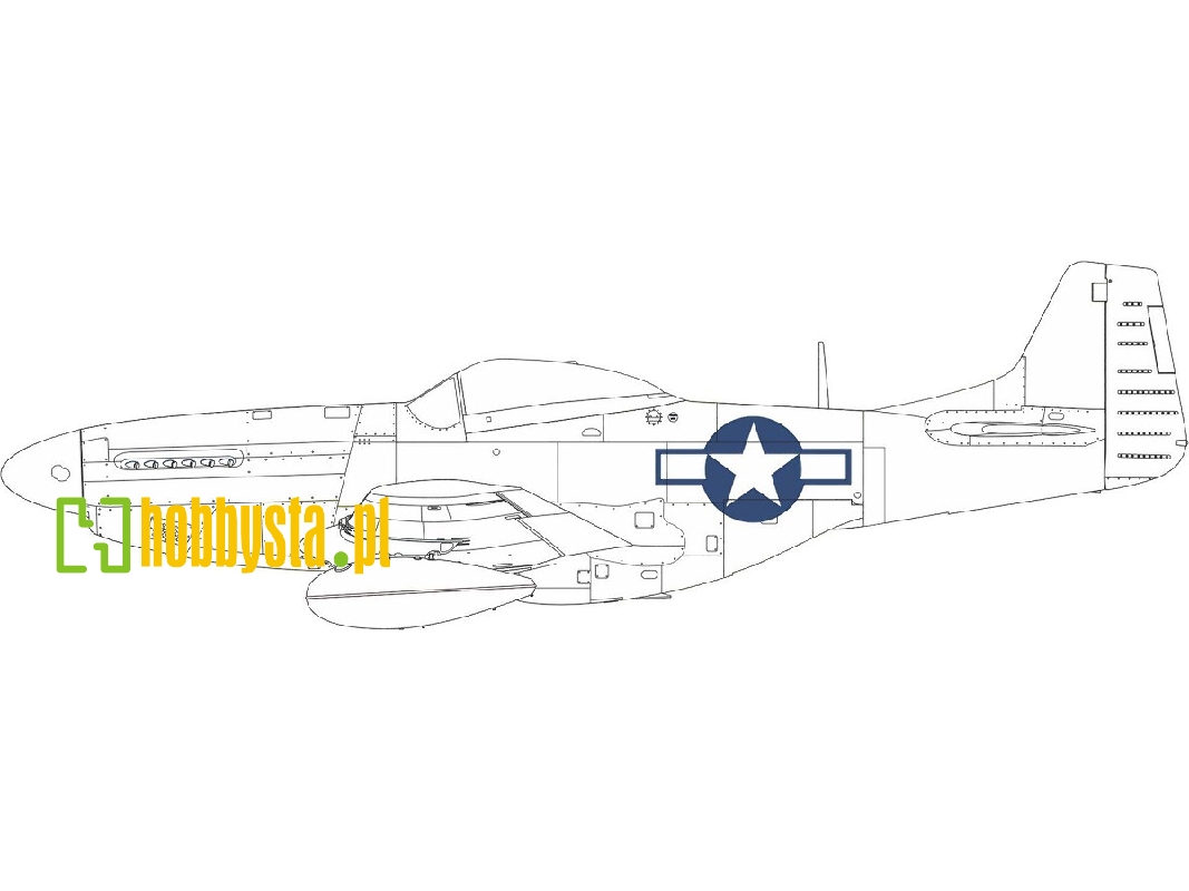 P-51D national insignia 1/48 - EDUARD - image 1