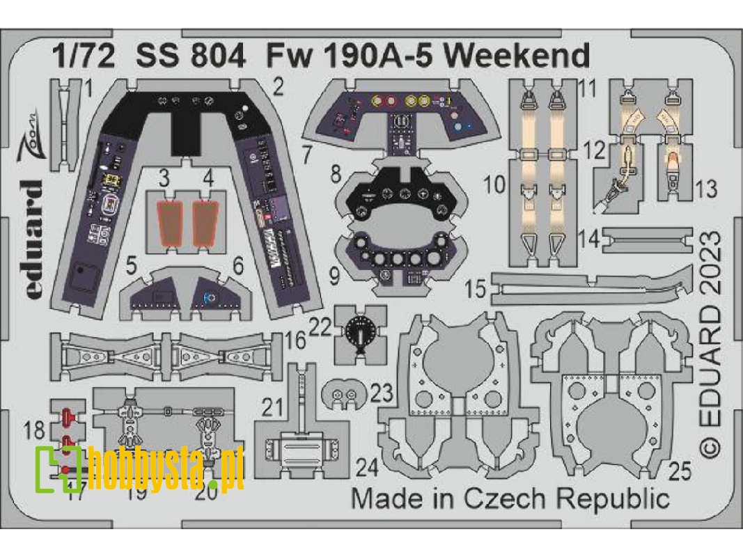 Fw 190A-5 Weekend 1/72 - EDUARD - image 1