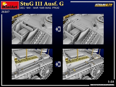 Stug Iii Ausf. G  Dec 1944 &#8211; Mar 1945 Miag  Prod. Interior Kit - image 10