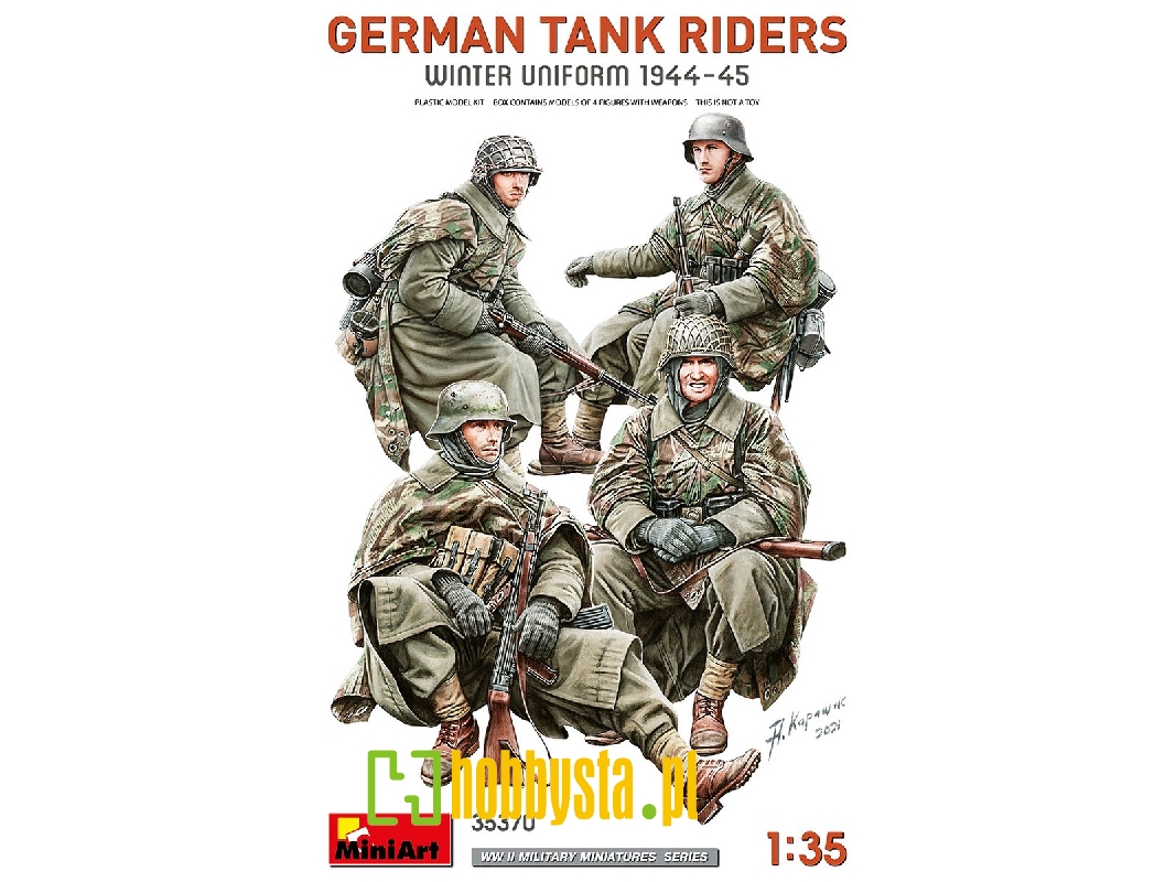 German Tank Riders. Winter Uniform 1944-45 - image 1