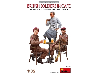 British Soldiers In Cafe - image 1