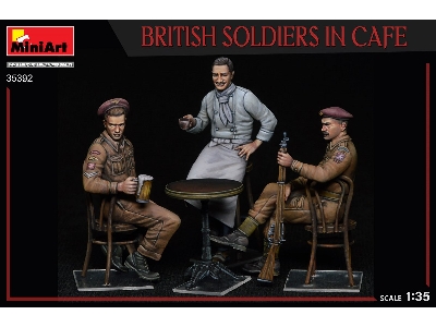 British Soldiers In Cafe - image 3