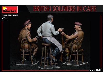 British Soldiers In Cafe - image 4