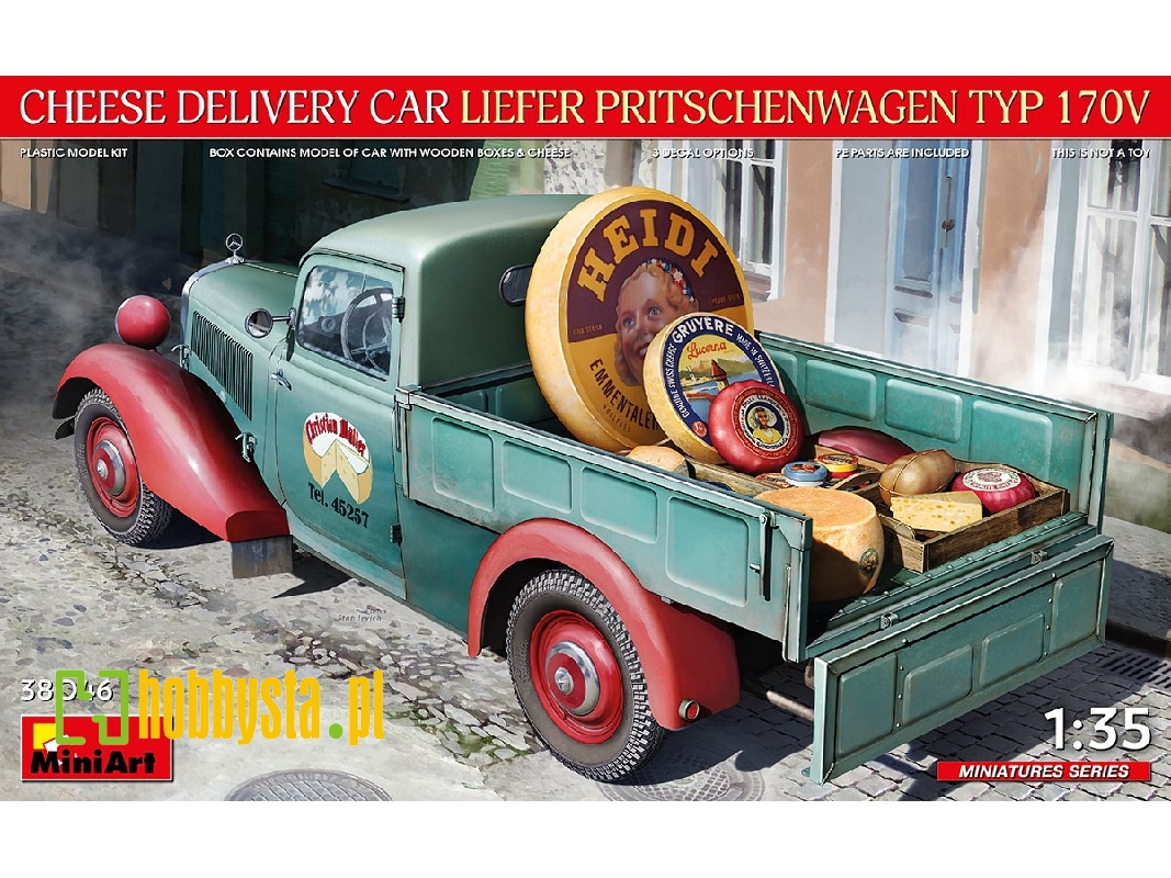 Cheese Delivery Car Liefer Pritschenwagen Typ 170v - image 1