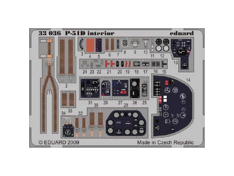 P-51D interior S. A. 1/32 - Trumpeter - image 1