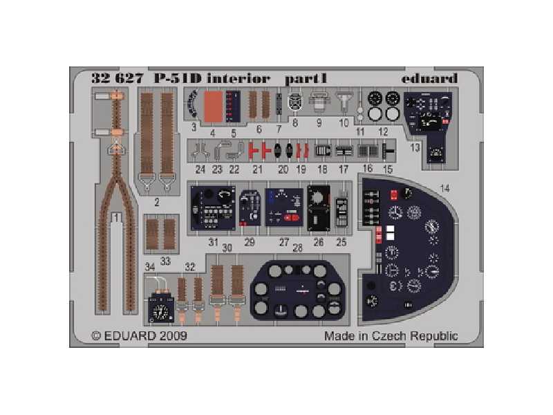 P-51D interior S. A. 1/32 - Trumpeter - image 1