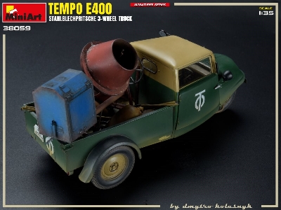 Tempo E400 Stahlblechpritsche 3-wheel Truck - image 17