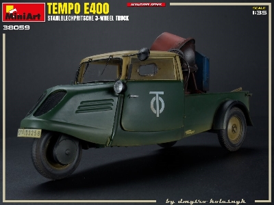 Tempo E400 Stahlblechpritsche 3-wheel Truck - image 19