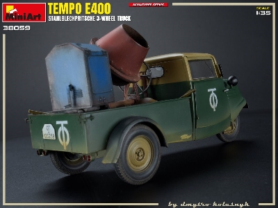 Tempo E400 Stahlblechpritsche 3-wheel Truck - image 20