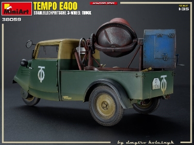 Tempo E400 Stahlblechpritsche 3-wheel Truck - image 21
