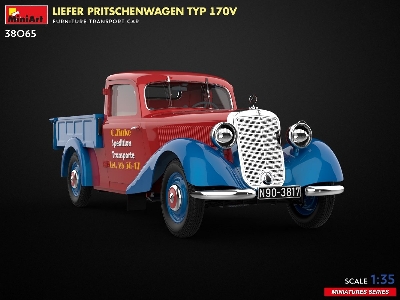 Liefer Pritschenwagen Typ 170v. Furniture Transport Car - image 10