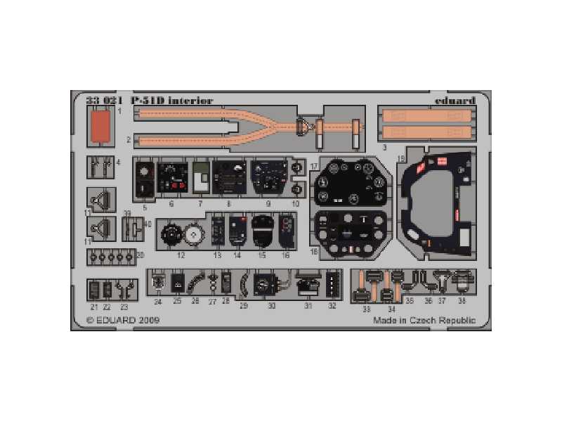 P-51D interior S. A. 1/32 - Dragon - image 1
