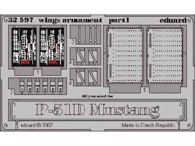 P-51D wings armament 1/32 - Dragon - image 2