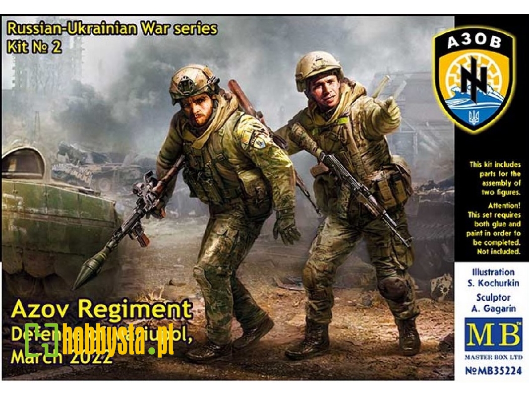 Russian-ukrainian War Series, Kit &#8470; 2. Azov Regiment, Defence Of Mariupol - image 1