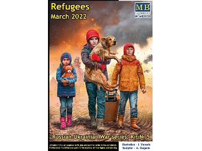 Russian-ukrainian War Series, Kit &#8470; 5. Refugees - image 1