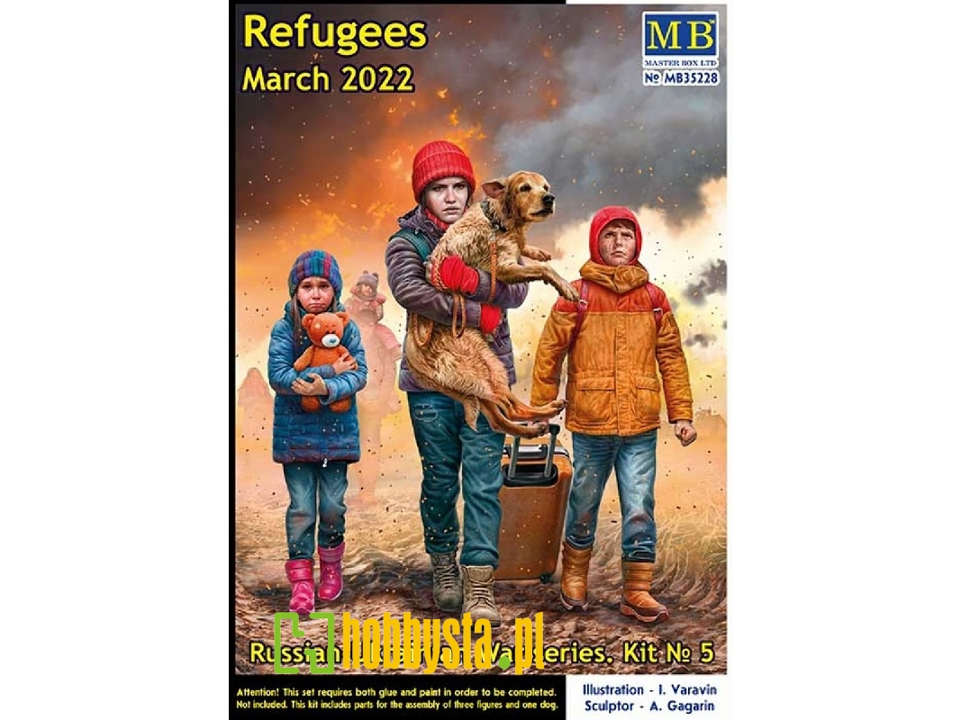 Russian-ukrainian War Series, Kit &#8470; 5. Refugees - image 1