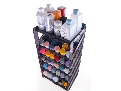 Storage Rack, Paint Bottle Storage Shelf - image 2