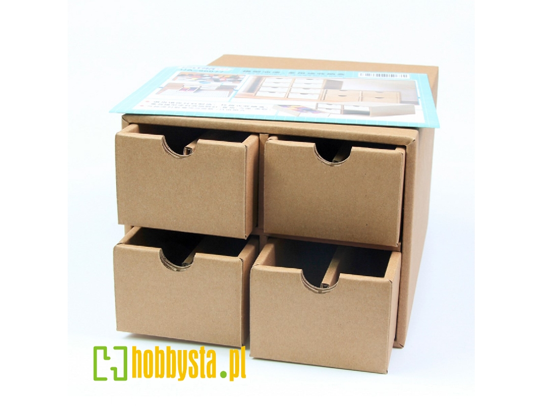 Cardboard Paint Bottle Storage Box - image 1