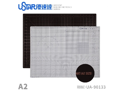 Cutting Mat (Size A2) (White On The Front, Black On The Back.) - image 1