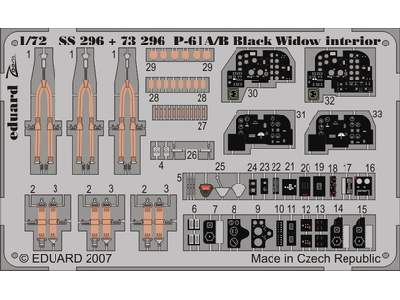 P-61A/ B interior S. A. 1/72 - Dragon - image 1