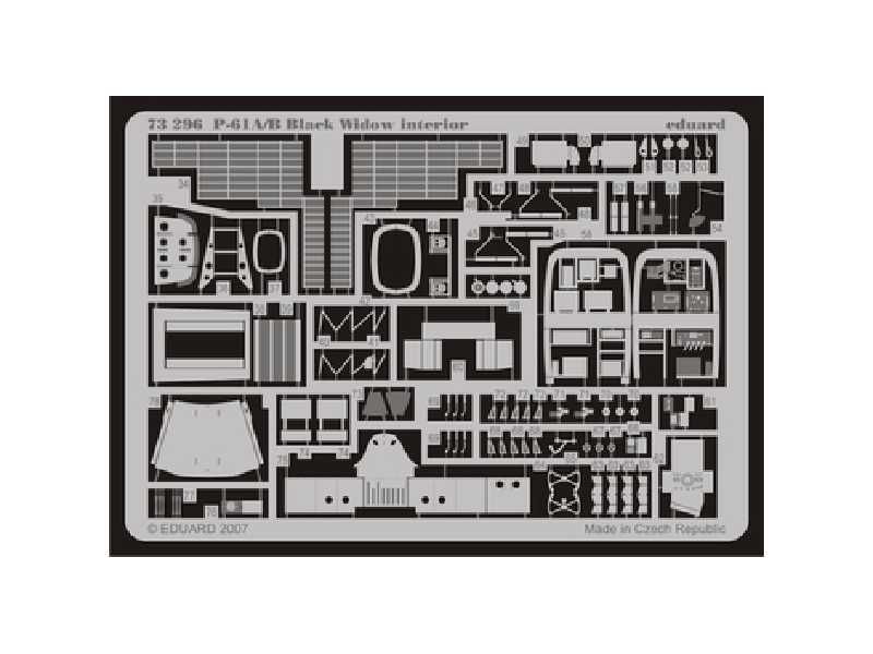 P-61A/ B interior S. A. 1/72 - Dragon - image 1