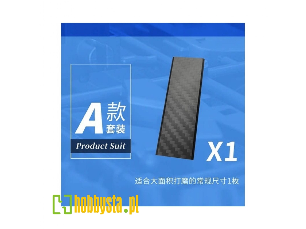 Carbon Fiber Grinding Plate - Trapezoid (25mm X 70mm) - image 1