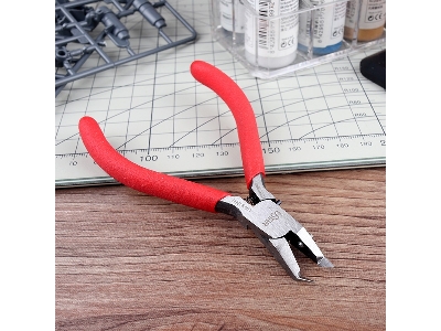 Ultra Thin Single Edge Curved Nose Cutting Pliers - image 1