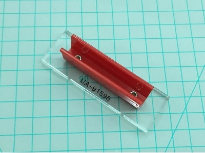 Transparent Grinding Plate Red - image 1