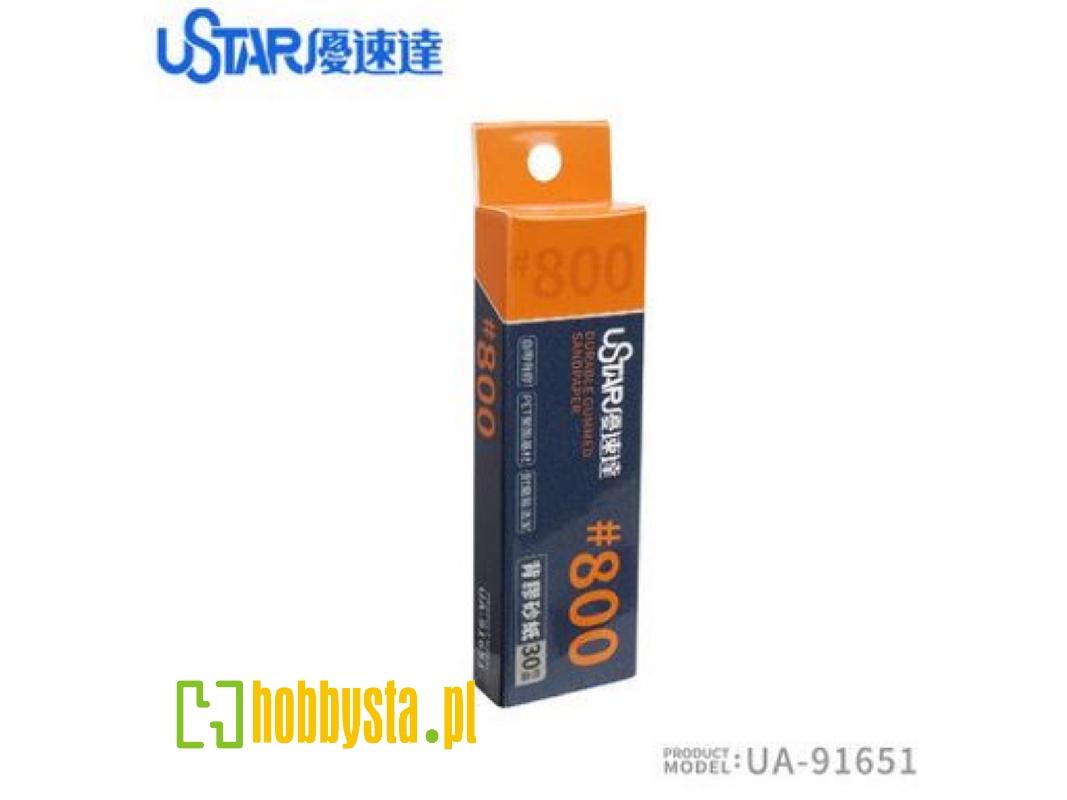 Pre-cut Adhesive Sandpaper 800# - image 1