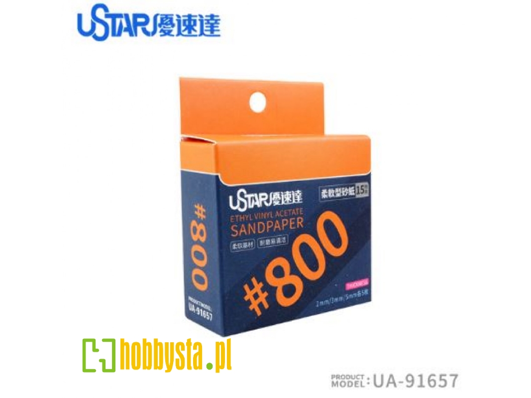 Soft Sandpaper 800# Sponge - image 1