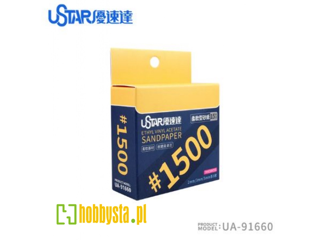 Soft Sandpaper 1500# Sponge - image 1