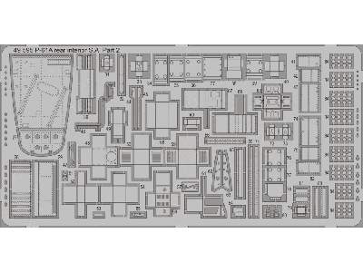 P-61A rear interior S. A. 1/48 - Great Wall Hobby - image 3