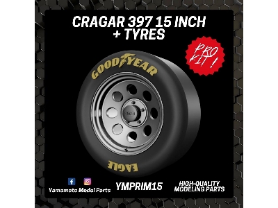 Cragar 397 15 + Tyres Prokit! - image 1