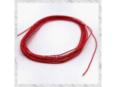 Braided Hose Line Red 0,4mm - image 1