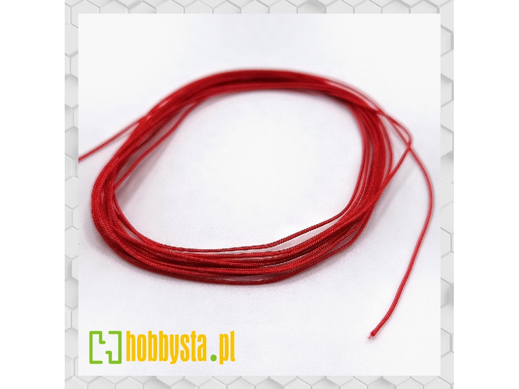 Braided Hose Line Red 0,4mm - image 1