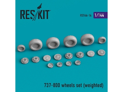 737-800 Wheels Set (Weighted) - image 1