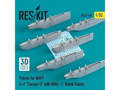 Pylons For Navy A-7 Corsair Ii With Mau-11 Bomb Racks - image 1