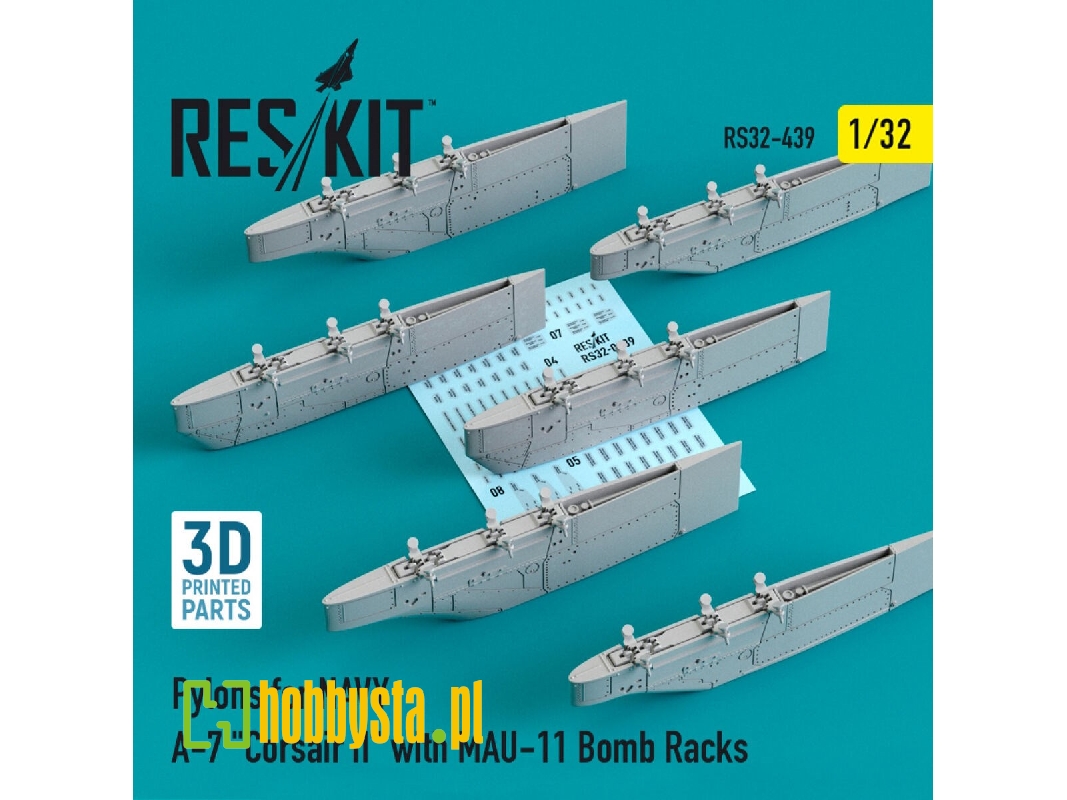 Pylons For Navy A-7 Corsair Ii With Mau-11 Bomb Racks - image 1