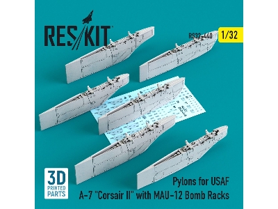 Pylons For Usaf A-7 Corsair Ii With Mau-12 Bomb Racks - image 1