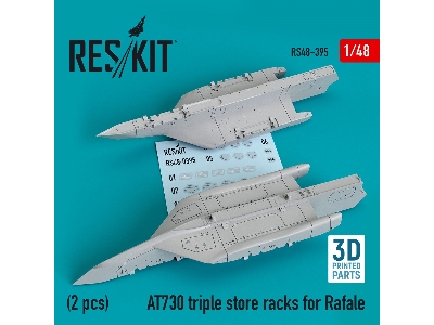 At730 Triple Store Racks For Rafale (2 Pcs) (3d Printing) - image 1
