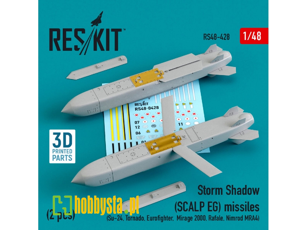 Storm Shadow (Scalp Eg) Missiles (2 Pcs) (Su-24, Tornado, Eurofighter, Mirage 2000, Rafale, Nimrod Mra4) - image 1