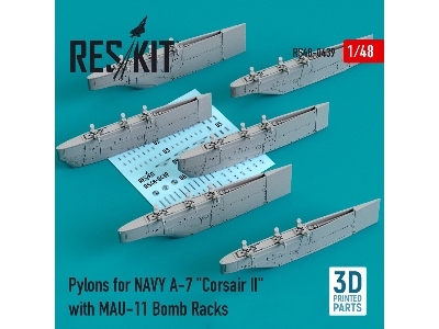 Pylons For Navy A-7 Corsair Ii With Mau-11 Bomb Racks - image 1