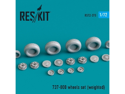 737-800 Wheels Set (Weighted) - image 1